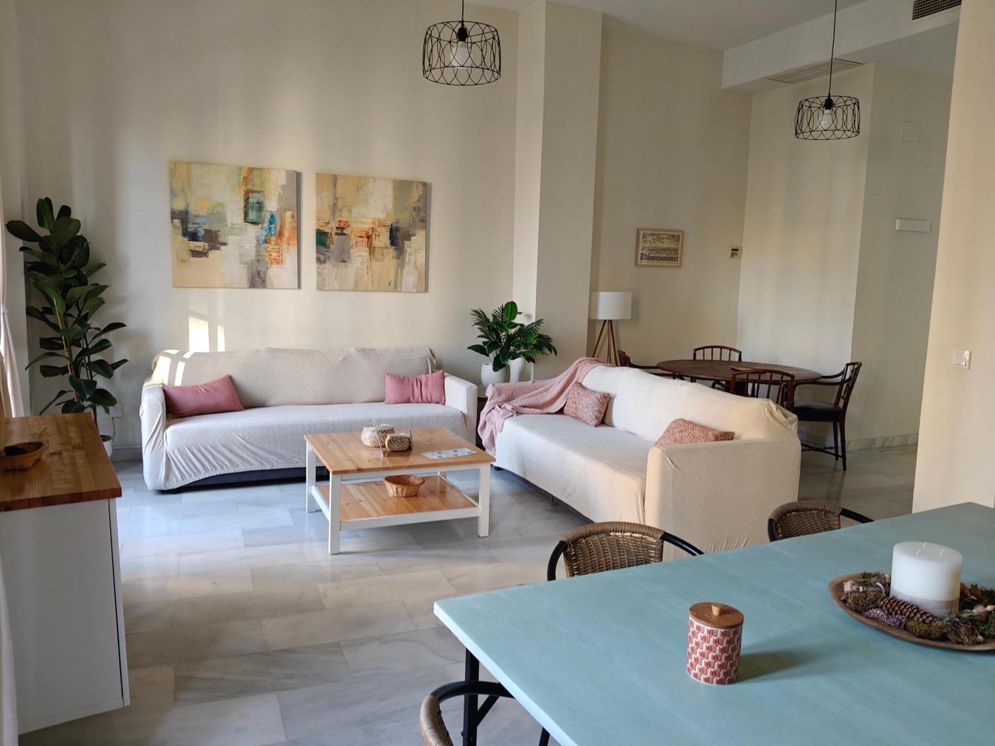 Charming Bright Apartment With Balconies On Cuesta Del Rosario إشبيلية المظهر الخارجي الصورة